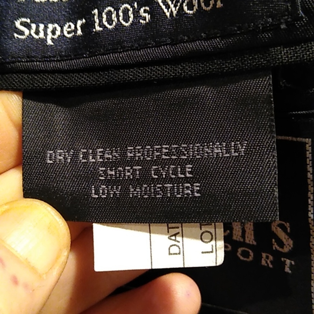 Burberrys vintage black double breasted sport coat 40 ins chest. M/L - Picture 9 of 11